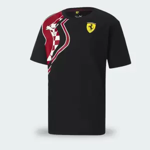 Camiseta Puma Ferrari Negro Hombre