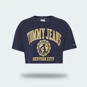 Camiseta Tommy Hilfiger TJ College Navy Mujer