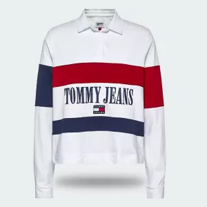 Camibuzo Polo Tommy Jeans Block Mujer