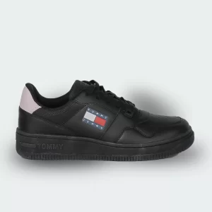 Tenis Tommy Jeans Leather Basket Retro Para Dama