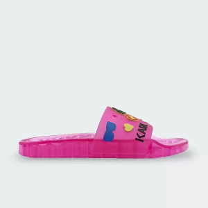 Sandalia Karl Lagerfeld Slipe on Slide Rosa Mujer