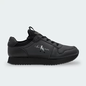 Tenis Calvin Klein Leather Trainers Hombre