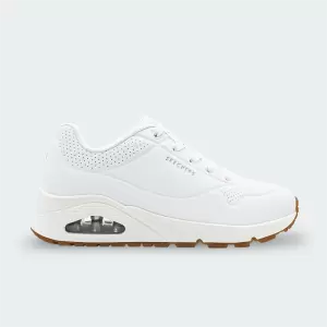 Tenis Skechers Uno Stand On Air Blanco Mujer