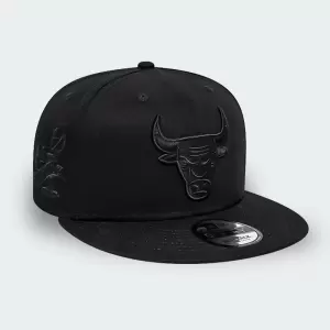 Gorra New Era Chicago Bulls NBA Monochrome 9FIFTY Ajustable Negro