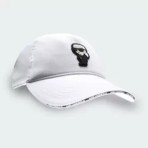 Gorra Karl Lagerfeld Logo KL Frontal Blanco