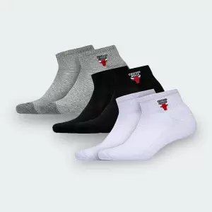 Tobilleras NBA Bulls Pack 3 Unisex