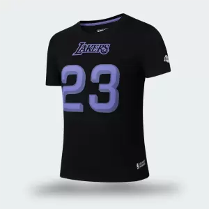 Camiseta NBA Lakers Negro Hombre