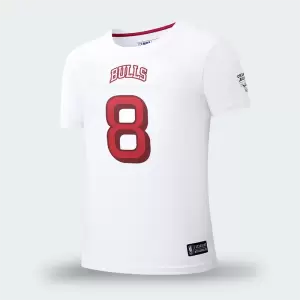 Camiseta NBA Chicago Bulls Blanco Hombre