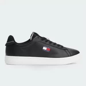 Tenis Tommy Hilfiger Archive Court Trainers Negro Hombre