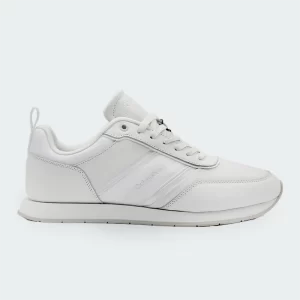 Tenis Calvin Klein Leather Low Trainers Blanco Hombre