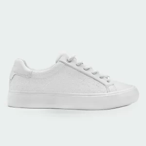 Tenis Calvin Klein Monogram Blanco Mujer