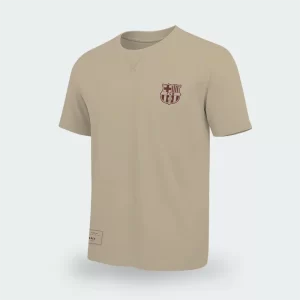 Camiseta FCB Barcelona Beige Hombre