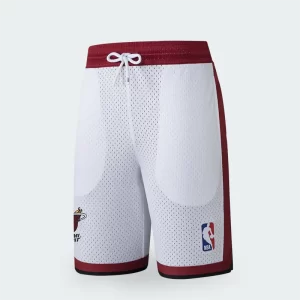 Pantaloneta NBA Miami Heat Blanca Hombre