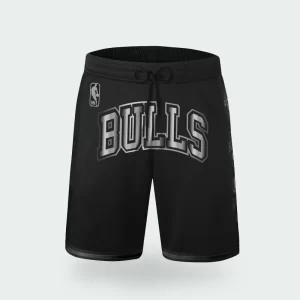 Pantaloneta NBA Chicago Bulls Negra Hombre