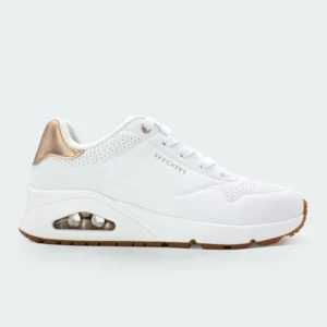 Tenis Skechers Uno Golden Air Blanco Mujer