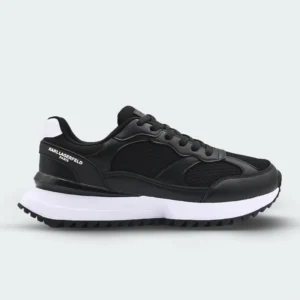 Tenis Karl Lagerfeld Mixed Media Runner Negro Hombre