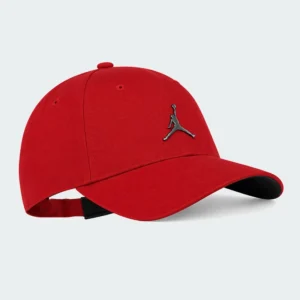 Gorra Jordan Rise Jumpman Metálico Roja Unisex