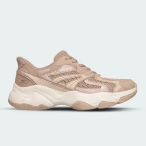 Tenis Skechers Bobs Diego Camel Mujer