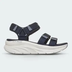 Sandalia Skechers Dlux Walker Azul Mujer