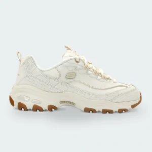 Tenis Skechers D'Lites Good Neutral Beige Mujer