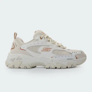 Tenis Skechers D'Lites Hiker Beige Mujer