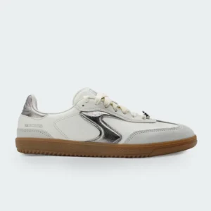 Tenis Skechers Hotshot Blanco Plateado Mujer