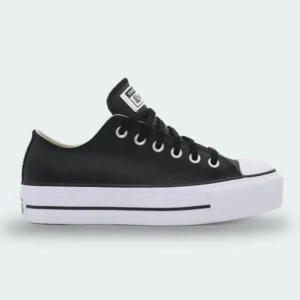 Tenis Converse Chuck Taylor All Star Lift OX Negro Mujer