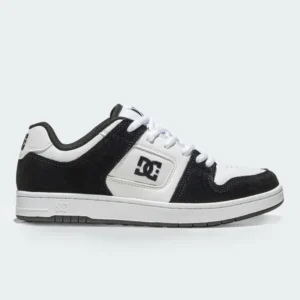 Tenis DC Manteca 4 Blanco Negro Hombre