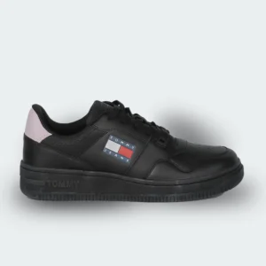 Tenis Tommy Jeans Leather Basket Retro Para Dama