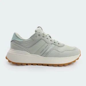 Tenis Tommy Hilfiger Suede Cleat Trainers Menta Mujer