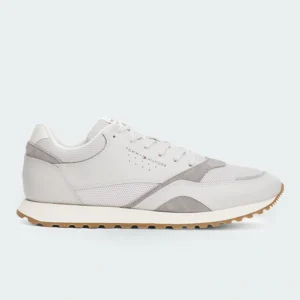 Tenis Tommy Hilfiger Mesh Logo Trainers Gris Hombre