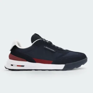 Tenis Tommy Hilfiger Retro Runner Nylon Mix Azul Hombre