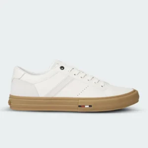 Tenis Tommy Hilfiger Mix Texture Blanco Hombre