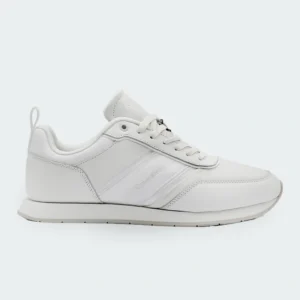 Tenis Calvin Klein Leather Low Trainers Blanco Hombre