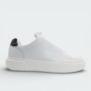 Tenis Calvin Klein Hidden Lacing Trainers Blanco Hombre