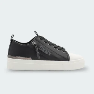 Tenis DKNY Chaney-Lace Up Sne Black Mujer