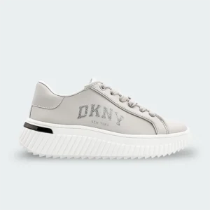 Tenis DKNY Larissa-Lace Up PL Beige Mujer