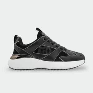 Tenis DKNY Zofi-Lace Up Sneak Black Mujer