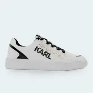 Tenis Karl Lagerfeld Stazie-Lace Up Blanco Mujer