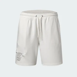 Pantaloneta NBA Chicago Bulls Beige Hombre