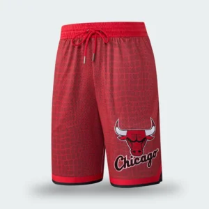 Pantaloneta Chicago Bulls Rojo Hombre