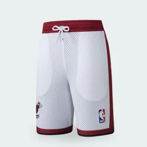 Pantaloneta NBA Miami Heat Blanca Hombre