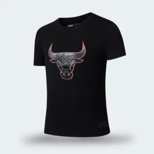 Camiseta NBA Chicago Bulls Negra Hombre