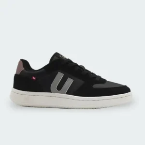 Tenis Urban Negro Gris Mujer