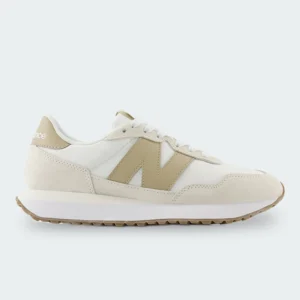 Tenis New Balance 237 Crema Mujer
