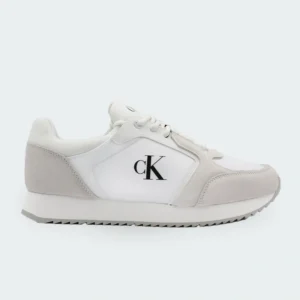 Tenis Calvin Klein Retro Runner Lace Up Blanco Hombre