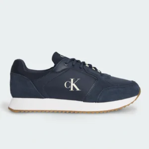 Tenis Calvin Klein Retro Runner Lace Up Azul Hombre