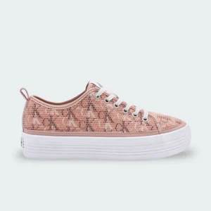 Tenis Calvin Klein Vulcanized Flatform Rosado Mujer