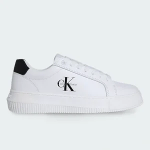 Tenis Calvin Klein Leather Trainers Blanco Mujer
